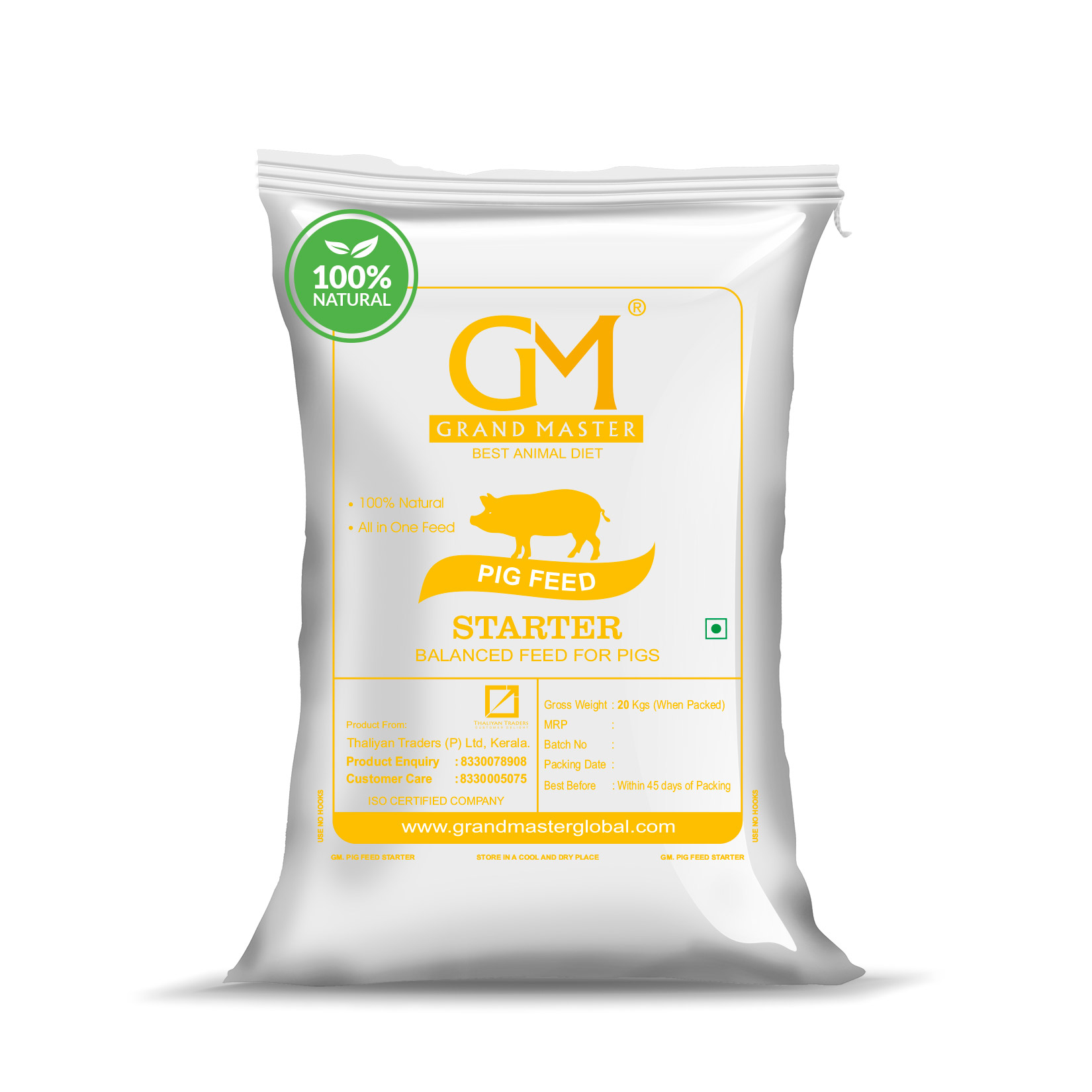 Pig feed starter